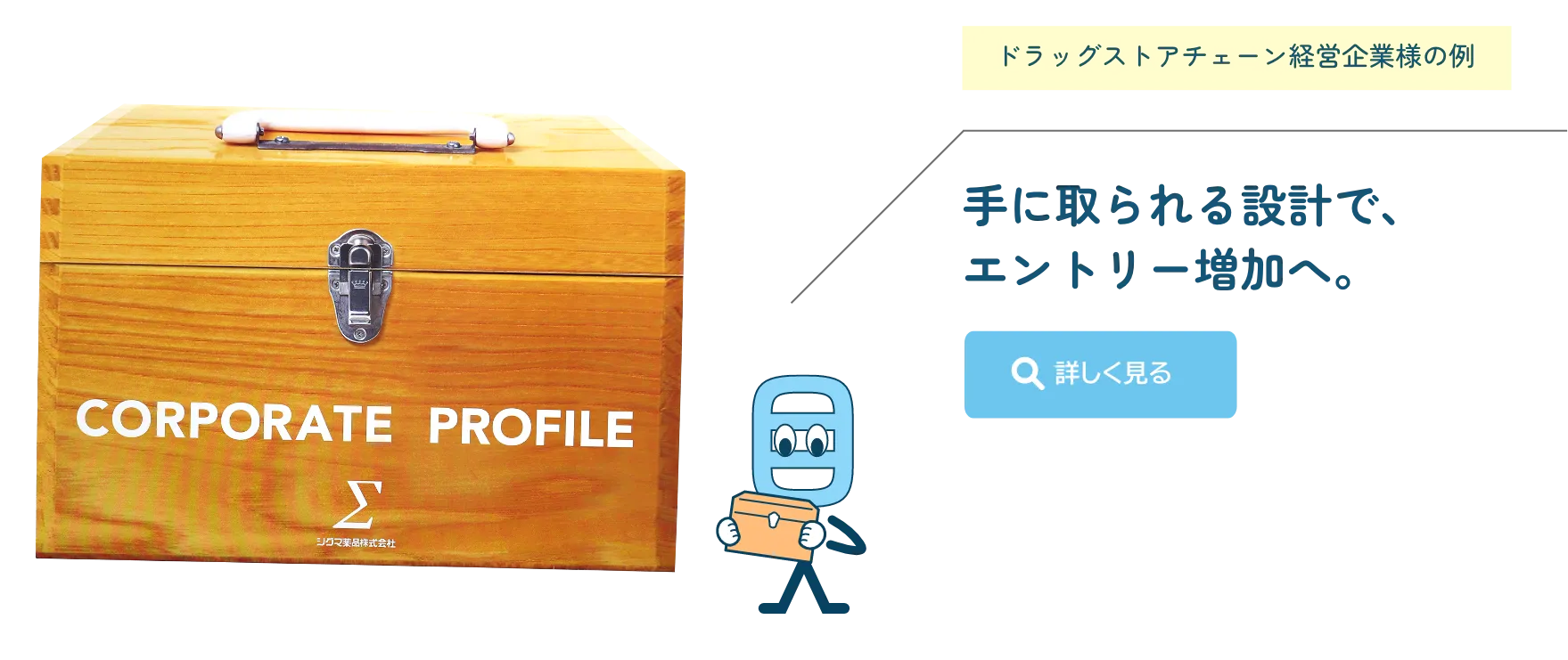 ドラッグストアチェーン経営企業様の例